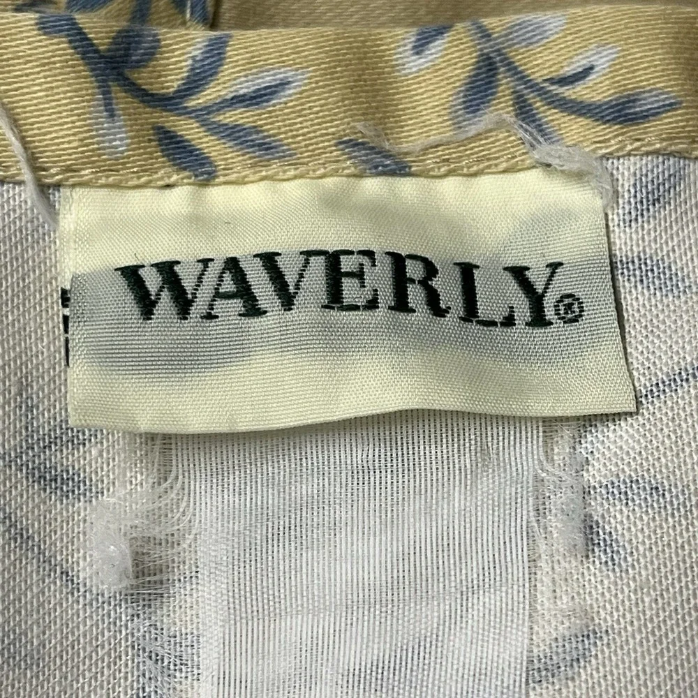 Waverly Williamsburg Two-Tier Fairfield Valance~Flowers+Butterfiles~ 78